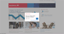 Desktop Screenshot of bankatwork.bankofamerica.com