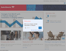 Tablet Screenshot of bankatwork.bankofamerica.com